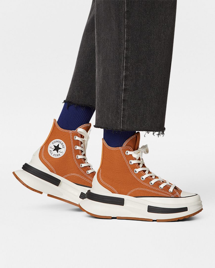 Men's Converse Run Star Legacy CX High Top Shoes Brown / Black | AU 605C9X